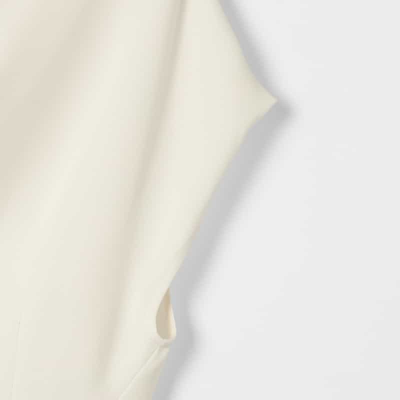 BARNEYS NEW YORK セットアップ ウォッシャブル ジョーゼット素材ブラウス OFF WHITE