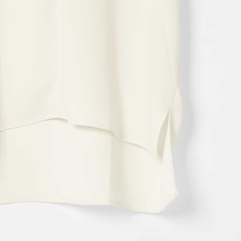 BARNEYS NEW YORK セットアップ ウォッシャブル ジョーゼット素材ブラウス OFF WHITE