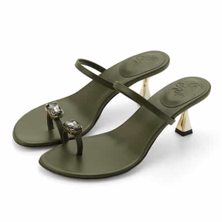 IL SANDALO OF CAPRI ＜イル サンダロ オブ カプリ＞ ビジュー付きトングサンダル