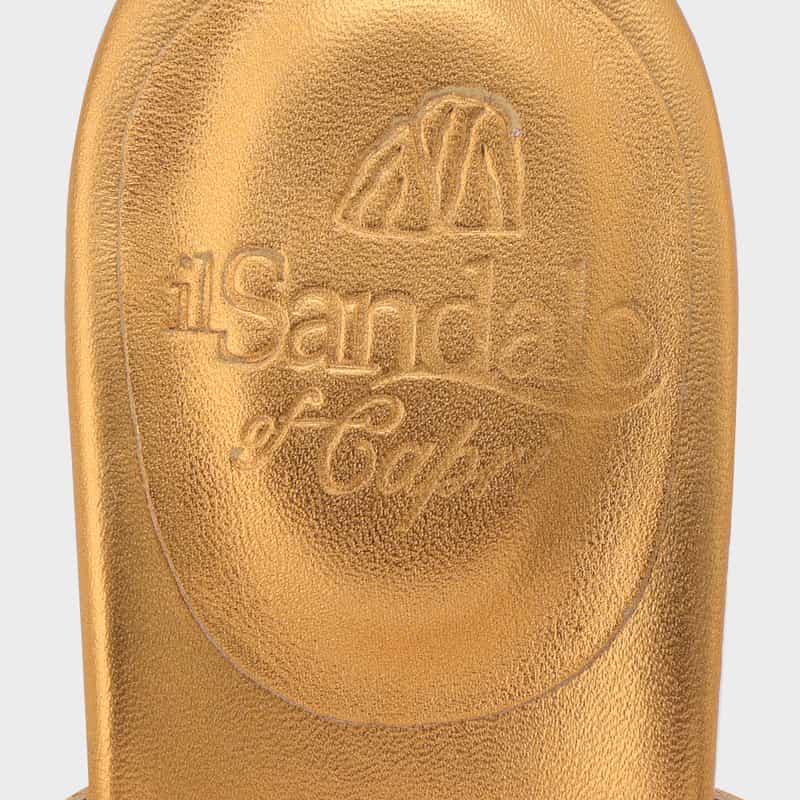 IL SANDALO OF CAPRI IL SANDALO OF CAPRI ＜イル サンダロ オブ カプリ＞ ビジュー付きトングサンダル ORANGE