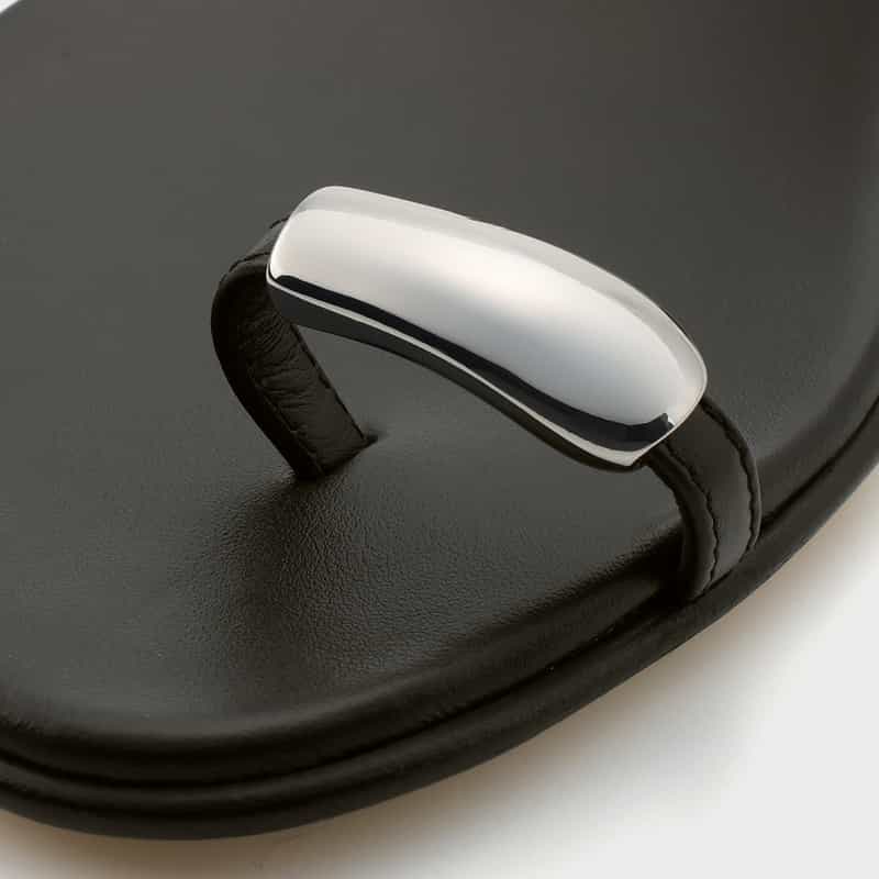 IL SANDALO OF CAPRI IL SANDALO OF CAPRI ＜イル サンダロ オブ カプリ＞ フラットサンダル BLACK