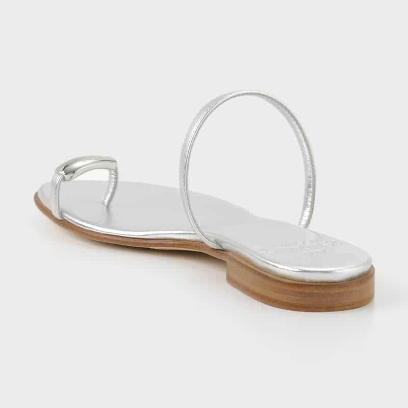 IL SANDALO OF CAPRI IL SANDALO OF CAPRI ＜イル サンダロ オブ カプリ＞ フラットサンダル SILVER