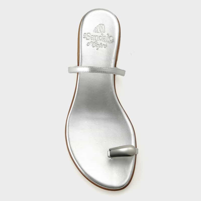 IL SANDALO OF CAPRI IL SANDALO OF CAPRI ＜イル サンダロ オブ カプリ＞ フラットサンダル SILVER
