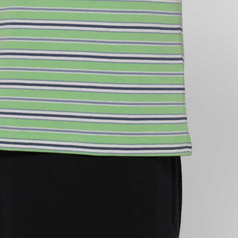 HOMME GIRLS HOMME GIRLS ＜オム ガールズ＞ ストライプ柄 フルーツプリントTシャツ GREEN