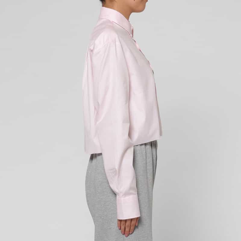 HOMME GIRLS HOMME GIRLS ＜オム ガールズ＞ クロップドシャツ PINK
