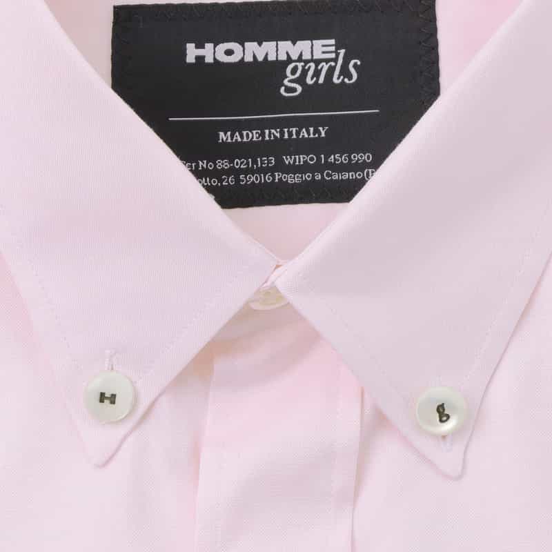 HOMME GIRLS HOMME GIRLS ＜オム ガールズ＞ クロップドシャツ PINK