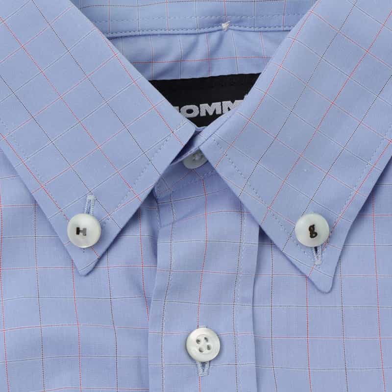 HOMME GIRLS HOMME GIRLS ＜オム ガールズ＞ クロップドシャツ BLUE