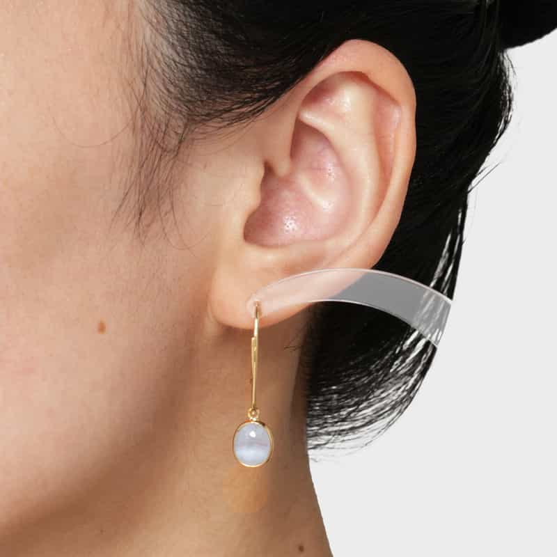 LA SOEUR LA SOEUR＜ラ スール＞ ピアス（ブルーレース） GOLD