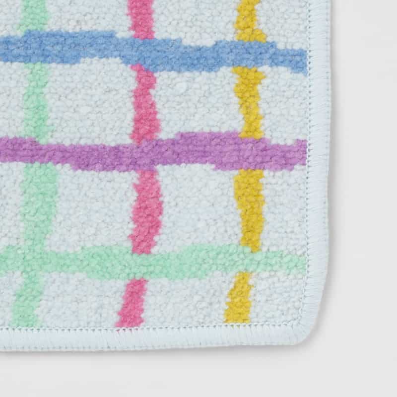 BARNEYS NEW YORK チェック柄 シェニール織りタオルハンカチ MULTI COLOR