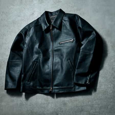 【オンラインストア限定先行受注販売】BARNEYS NEW YORK by ANCELLM　ホースレザーブルゾン