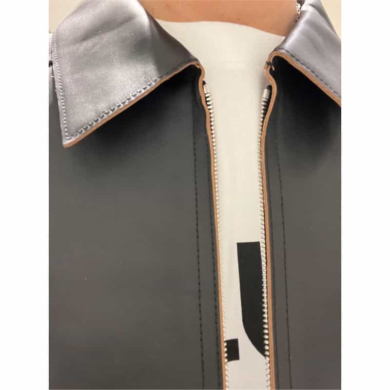BARNEYS NEW YORK 【オンラインストア限定先行受注販売】BARNEYS NEW YORK by ANCELLM　ホースレザーブルゾン BLACK
