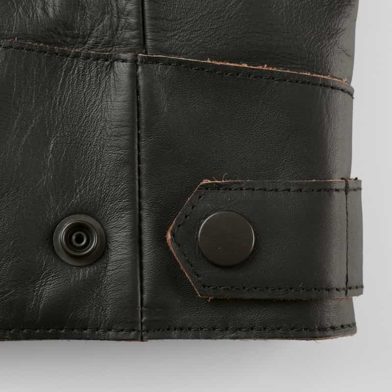 BARNEYS NEW YORK BARNEYS NEW YORK by ANCELLM　ホースレザーブルゾン BLACK