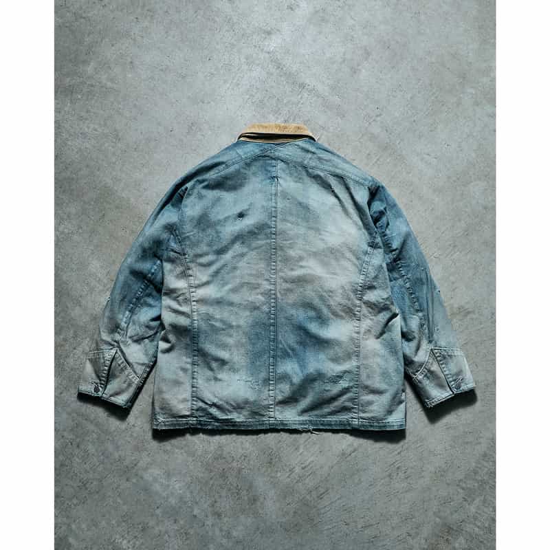 BARNEYS NEW YORK 【オンラインストア限定先行受注販売】BARNEYS NEW YORK by ANCELLM　デニムカバーオール BLUE