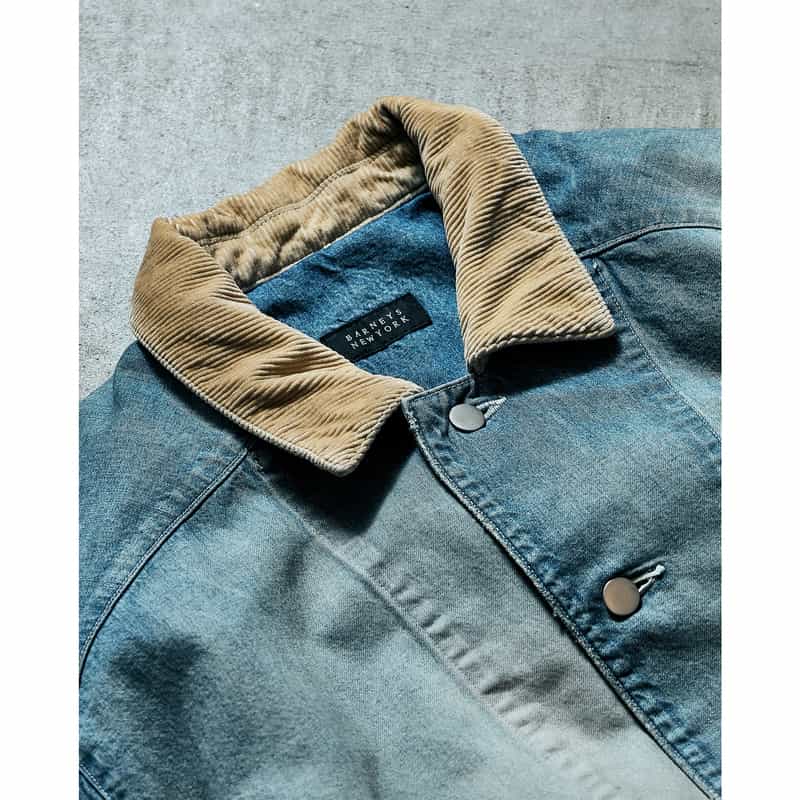 BARNEYS NEW YORK 【オンラインストア限定先行受注販売】BARNEYS NEW YORK by ANCELLM　デニムカバーオール BLUE