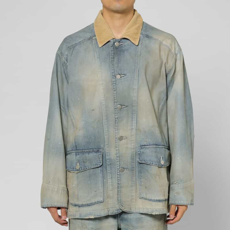 BARNEYS NEW YORK BARNEYS NEW YORK by ANCELLM　デニムカバーオール BLUE