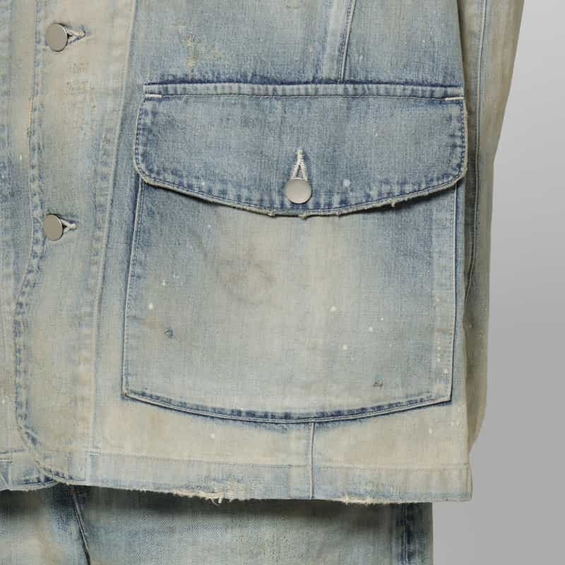 BARNEYS NEW YORK BARNEYS NEW YORK by ANCELLM　デニムカバーオール BLUE