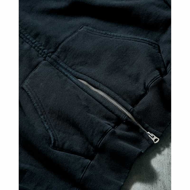 BARNEYS NEW YORK 【オンラインストア限定先行受注販売】BARNEYS NEW YORK by ANCELLM　スウェットジップフーディー BLACK