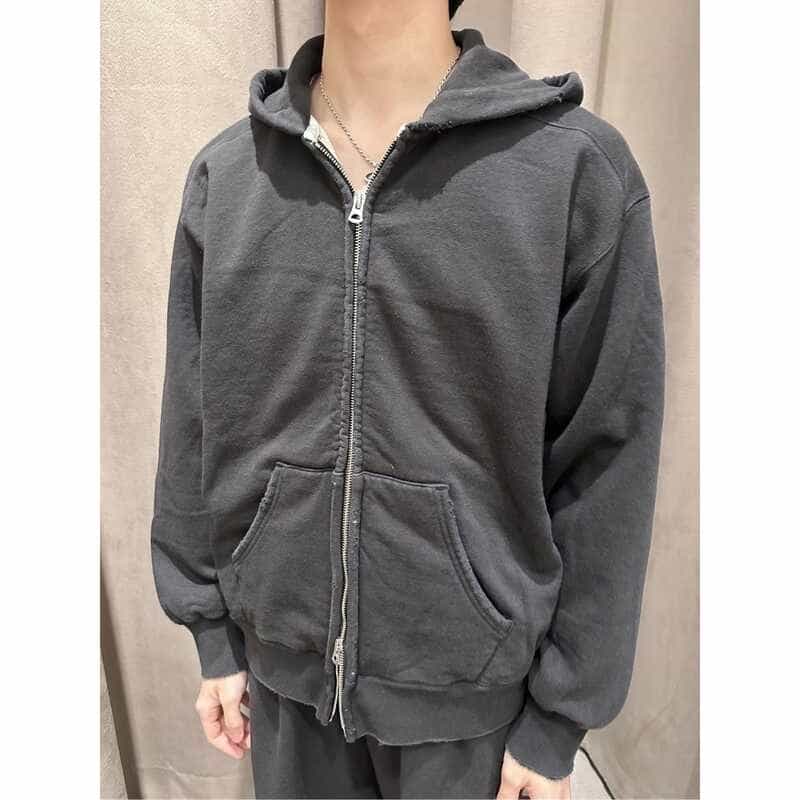 BARNEYS NEW YORK BARNEYS NEW YORK by ANCELLM　スウェットジップフーディー BLACK
