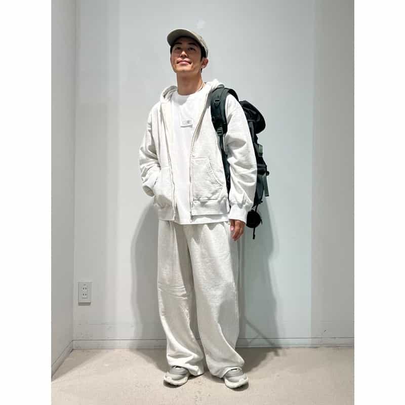 BARNEYS NEW YORK BARNEYS NEW YORK by ANCELLM　スウェットジップフーディー GRAY