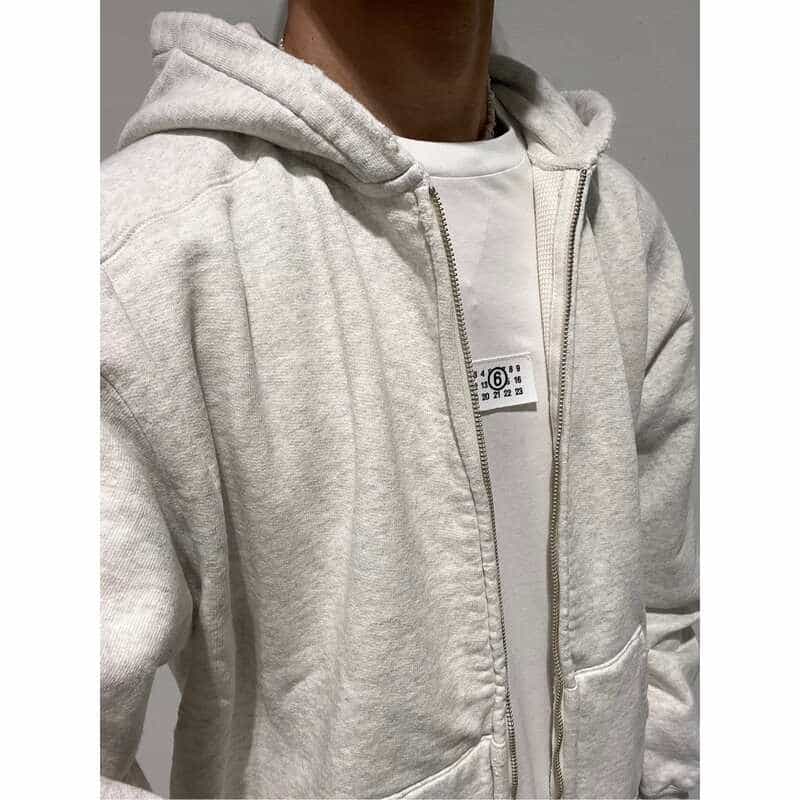 BARNEYS NEW YORK BARNEYS NEW YORK by ANCELLM　スウェットジップフーディー GRAY
