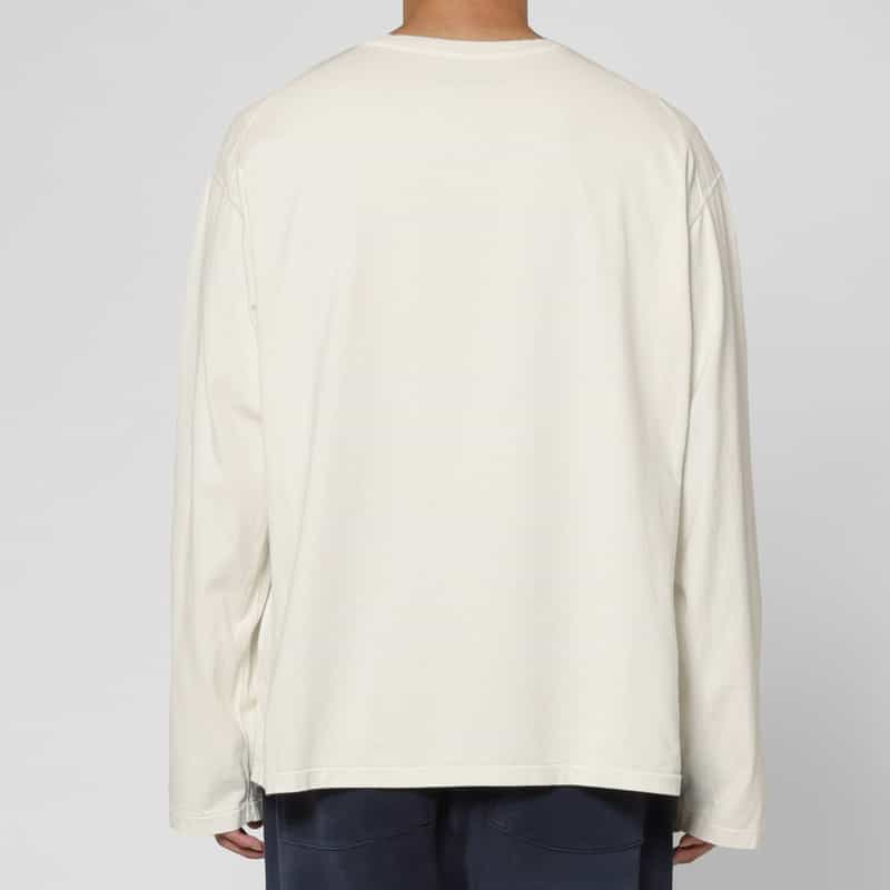 BARNEYS NEW YORK BARNEYS NEW YORK by ANCELLM　ロングスリーブTシャツ WHITE