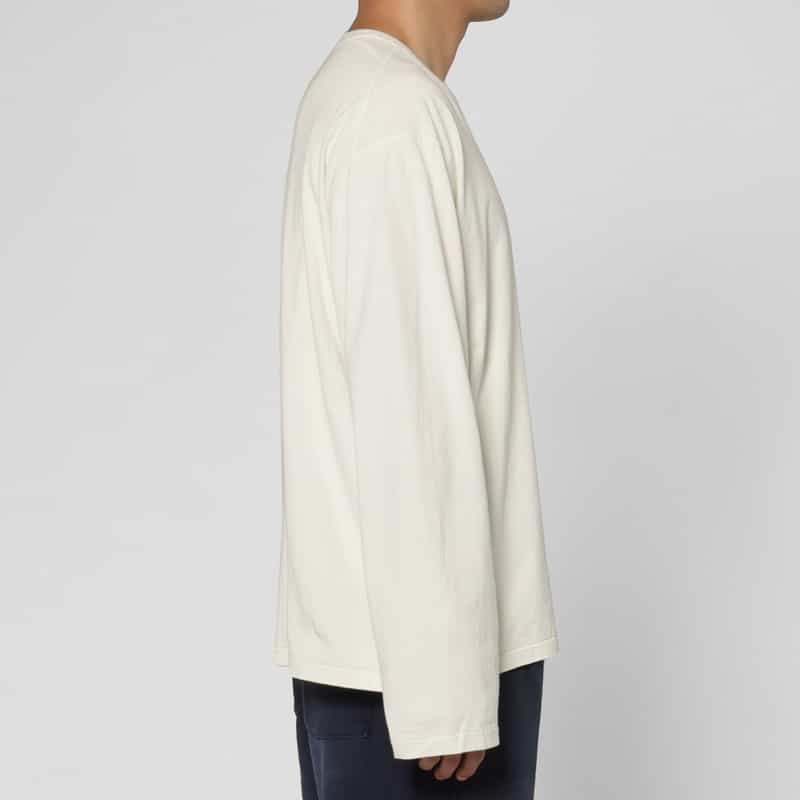 BARNEYS NEW YORK BARNEYS NEW YORK by ANCELLM　ロングスリーブTシャツ WHITE