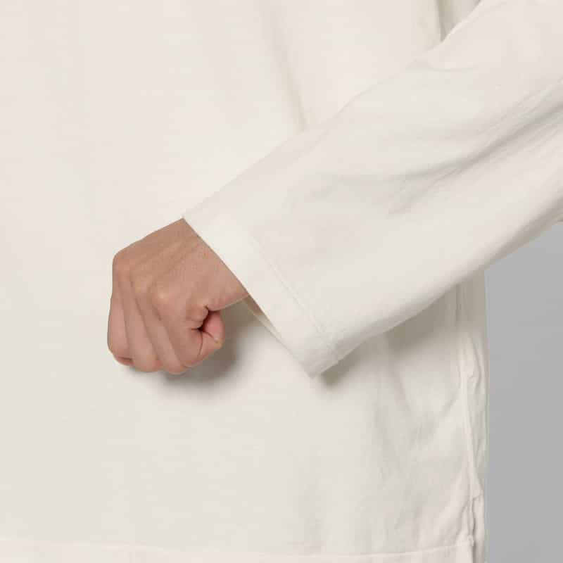 BARNEYS NEW YORK BARNEYS NEW YORK by ANCELLM　ロングスリーブTシャツ WHITE