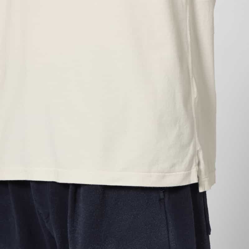 BARNEYS NEW YORK BARNEYS NEW YORK by ANCELLM　ロングスリーブTシャツ WHITE