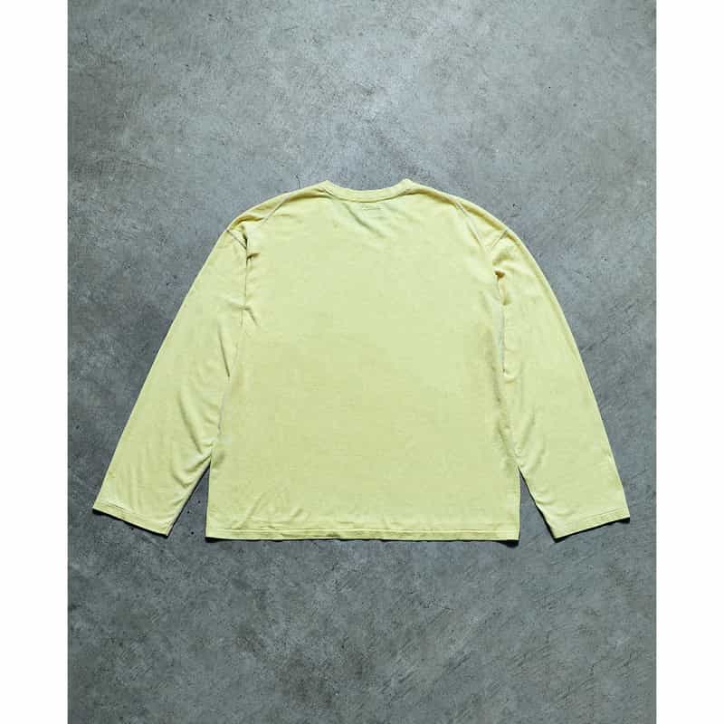 BARNEYS NEW YORK BARNEYS NEW YORK by ANCELLM　ロングスリーブTシャツ YELLOW