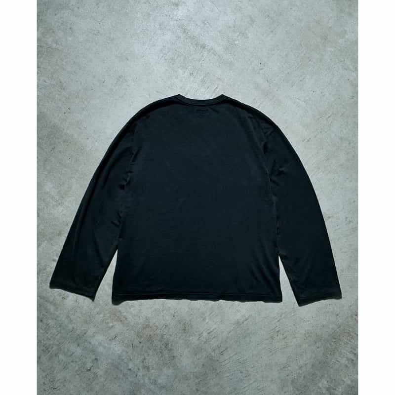 BARNEYS NEW YORK 【オンラインストア限定先行受注販売】BARNEYS NEW YORK by ANCELLM　ロングスリーブTシャツ BLACK