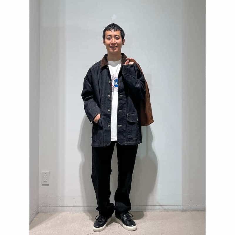 BARNEYS NEW YORK BARNEYS NEW YORK by ANCELLM　レギュラーデニムパンツ BLACK