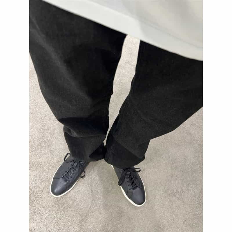 BARNEYS NEW YORK BARNEYS NEW YORK by ANCELLM　レギュラーデニムパンツ BLACK
