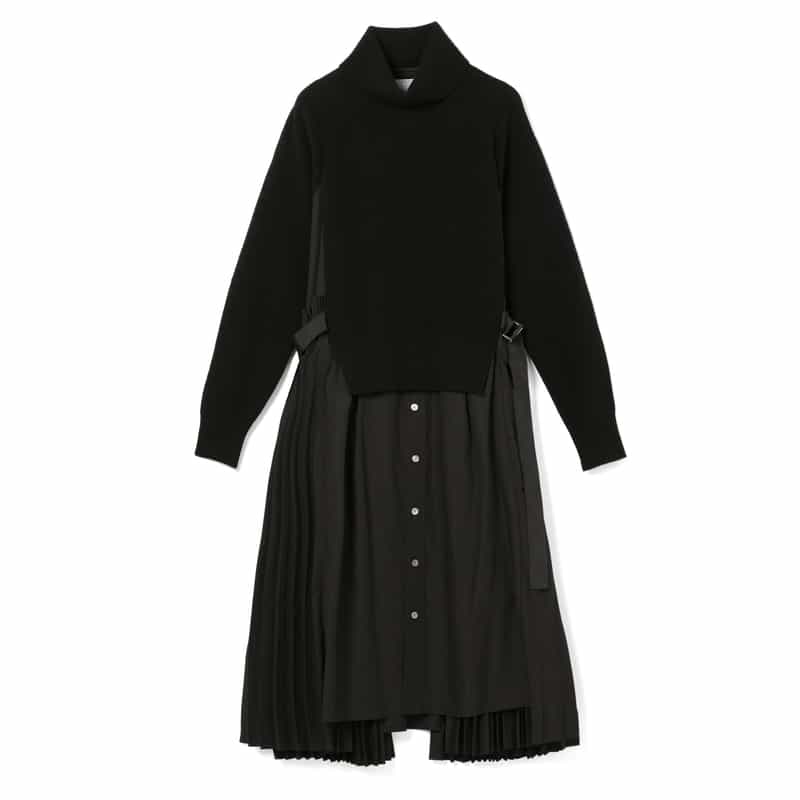 SACAI SACAI ＜サカイ＞ コンビネーションドレス BLACK