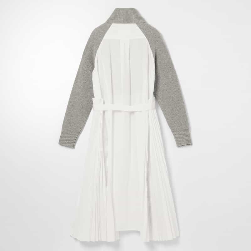 SACAI SACAI ＜サカイ＞ コンビネーションドレス LIGHT GRAY