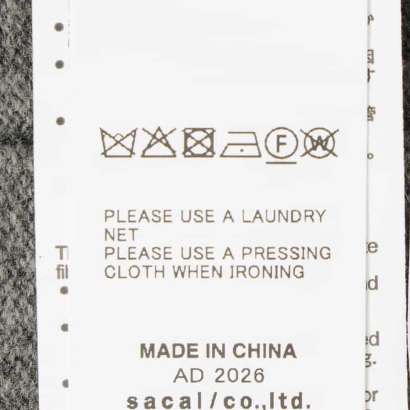 SACAI SACAI ＜サカイ＞ ニットカーディガン GRAY