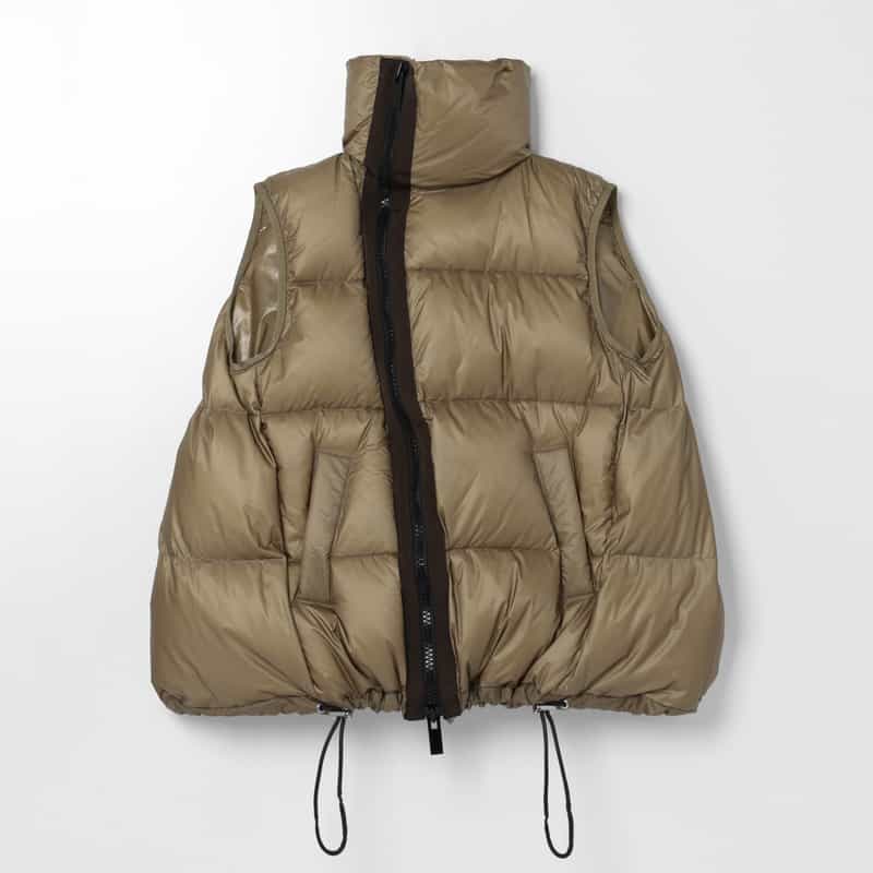 SACAI SACAI ＜サカイ＞ ジップアップダウンベスト BEIGE