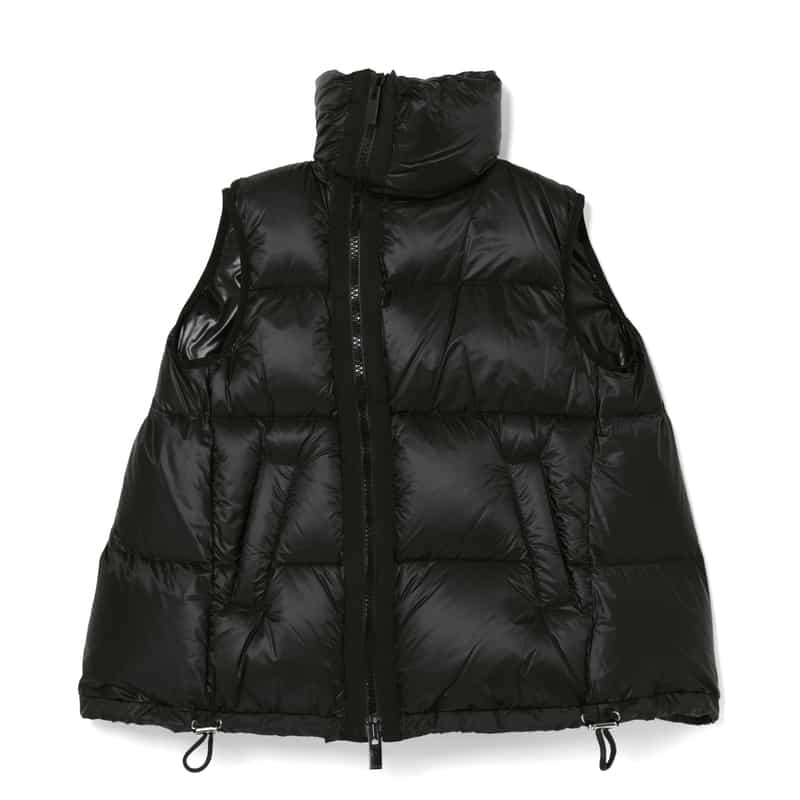 SACAI SACAI ＜サカイ＞ ジップアップダウンベスト BLACK