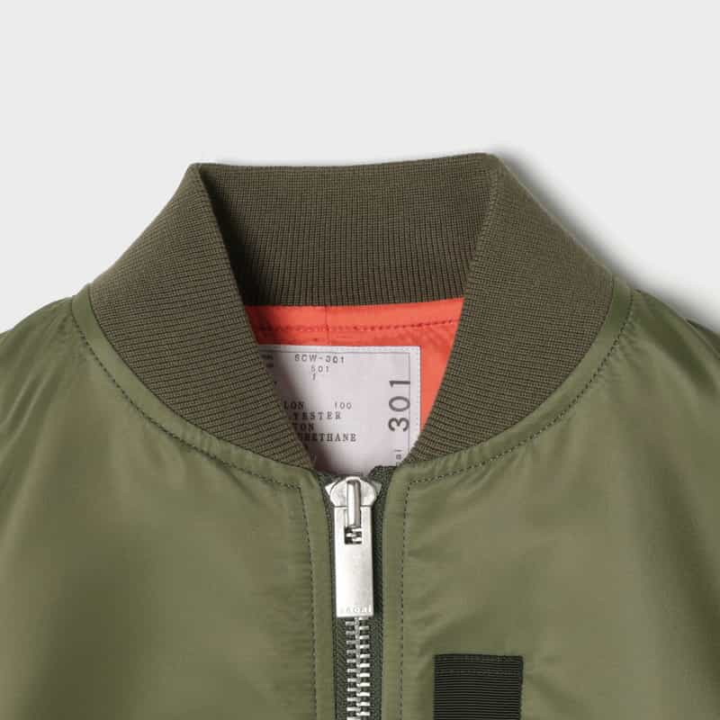 SACAI SACAI＜サカイ＞ ナイロンツイルブルゾン KHAKI