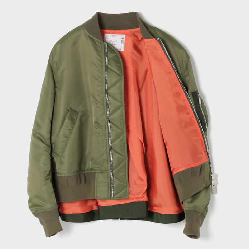 SACAI SACAI＜サカイ＞ ナイロンツイルブルゾン KHAKI