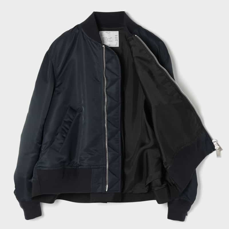 SACAI SACAI＜サカイ＞ ナイロンツイルブルゾン NAVY