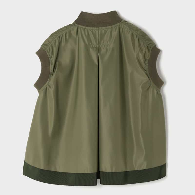 SACAI SACAI＜サカイ＞ ノースリーブブルゾン KHAKI