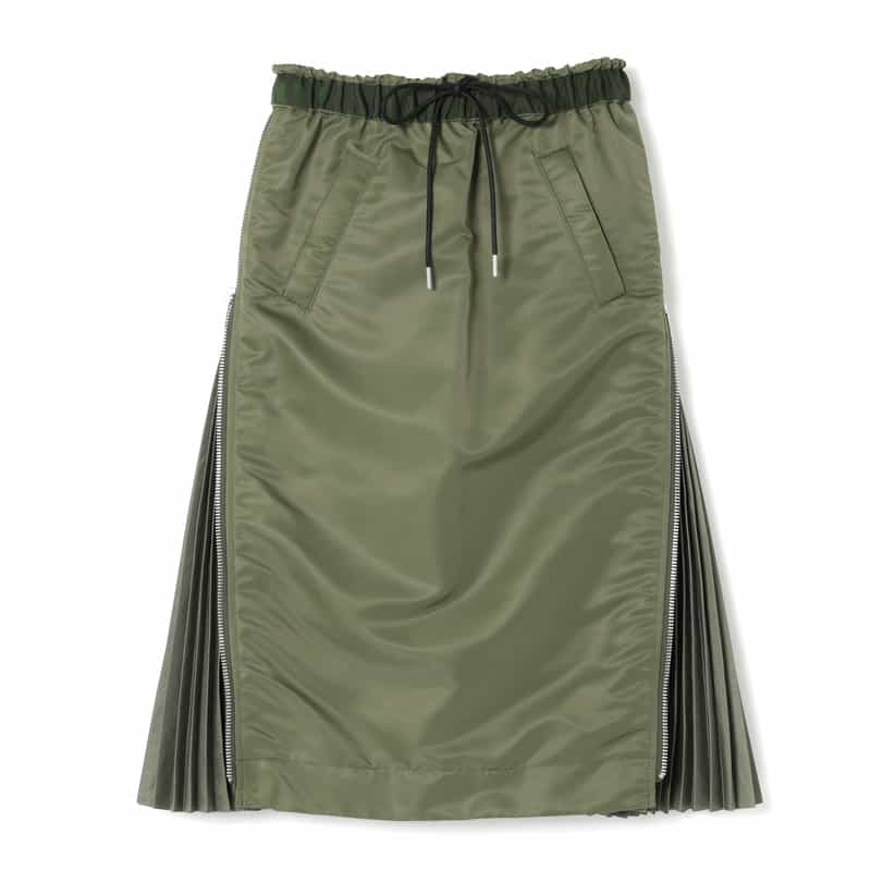 SACAI＜サカイ＞ サイドプリーツ入りスカート
