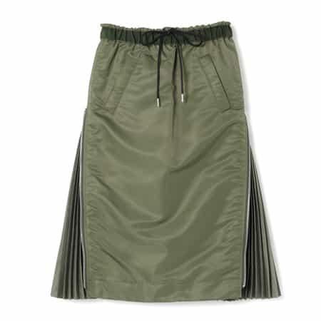 SACAI＜サカイ＞ サイドプリーツ入りスカート