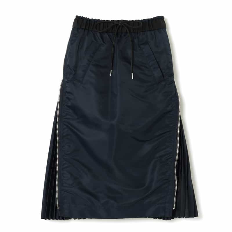 SACAI＜サカイ＞ サイドプリーツ入りスカート