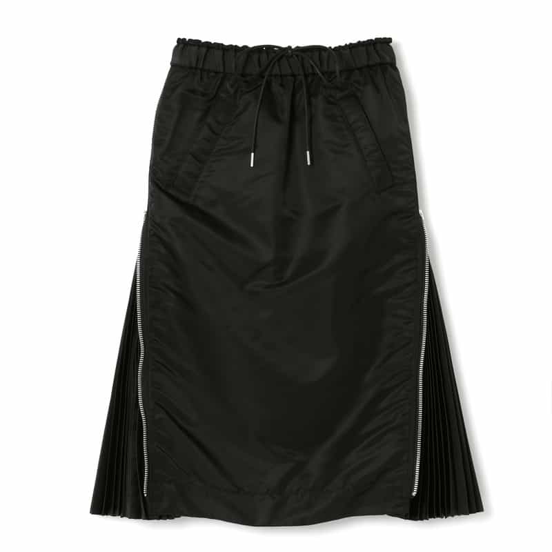 SACAI＜サカイ＞ サイドプリーツ入りスカート