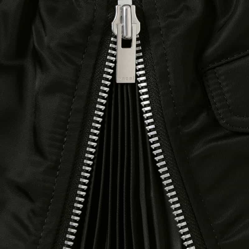 SACAI SACAI＜サカイ＞ サイドプリーツ入りスカート BLACK