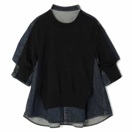 SACAI＜サカイ＞ コンビネーション ニットプルオーバー