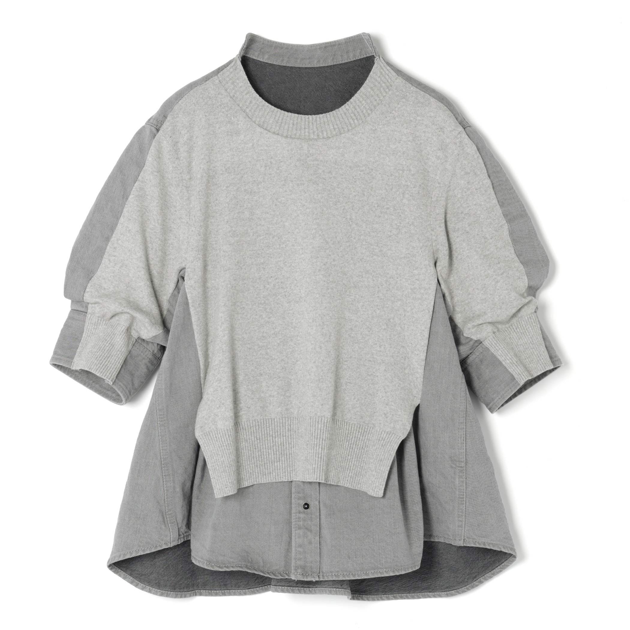 SACAI＜サカイ＞ コンビネーション ニットプルオーバー