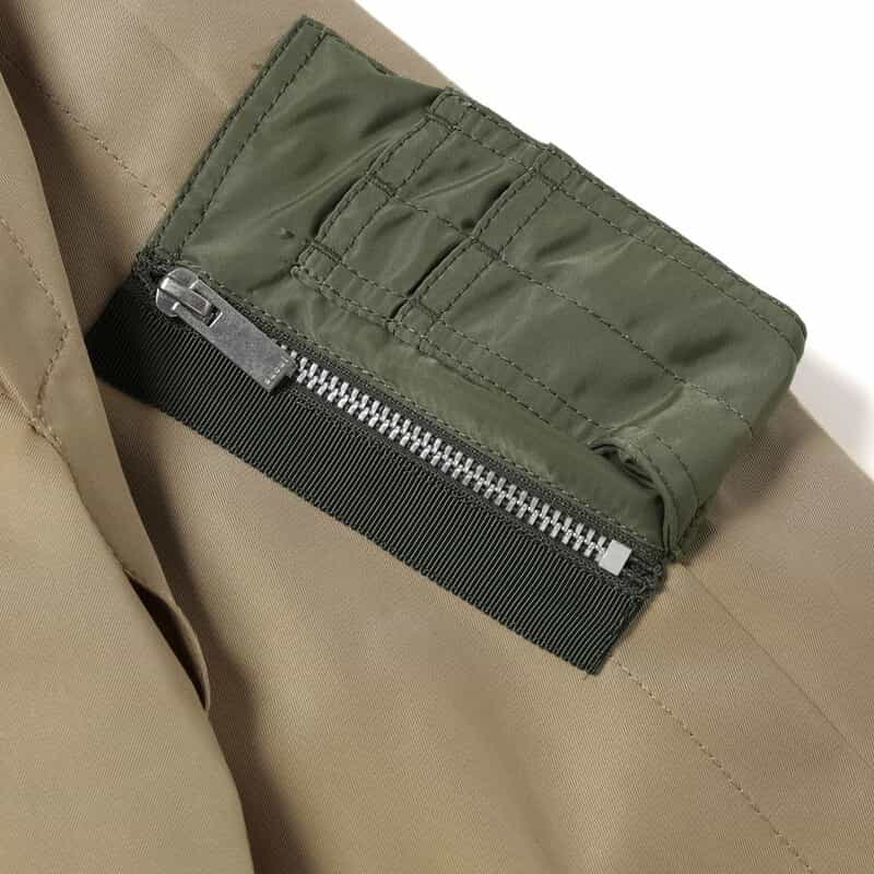 SACAI SACAI＜サカイ＞ コンビネーション ショート丈ブルゾン BEIGE