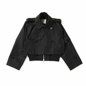 SACAI＜サカイ＞ コンビネーション ショート丈ブルゾン